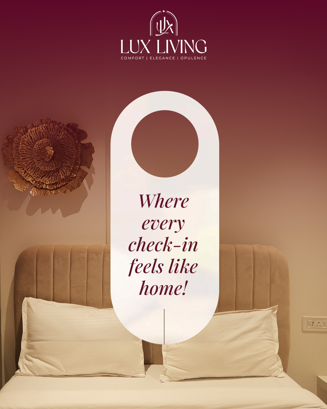 Lux Living · Where every check-in feels like home